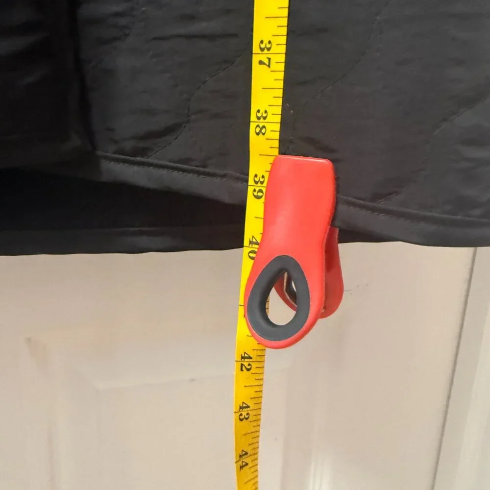 Maralyce Ferree Scarborough, Maine black button-down textured coat size small - Picture 4 of 10